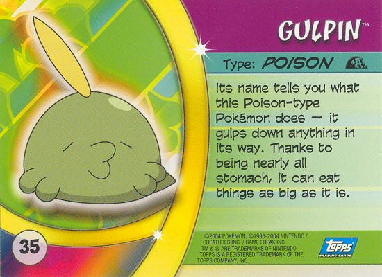 Gulpin Rückseite
