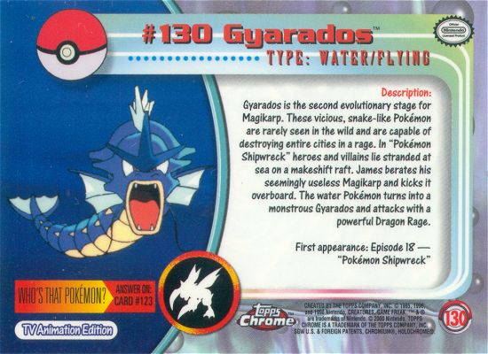Gyarados Rückseite