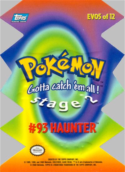 Haunter Rückseite