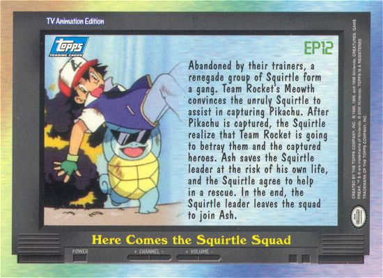 Here Comes The Squirtle Squad Rückseite