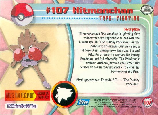 Hitmonchan Rückseite