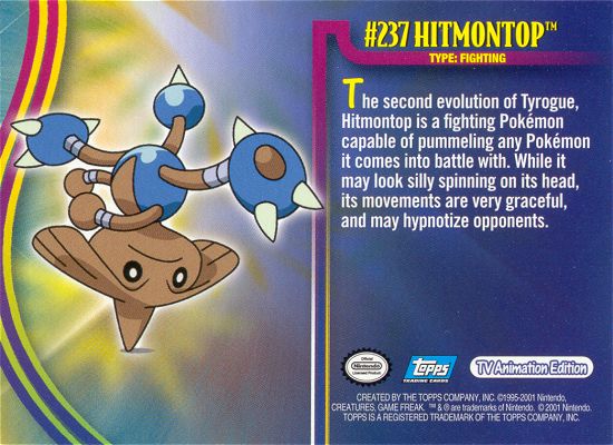Hitmontop Rückseite
