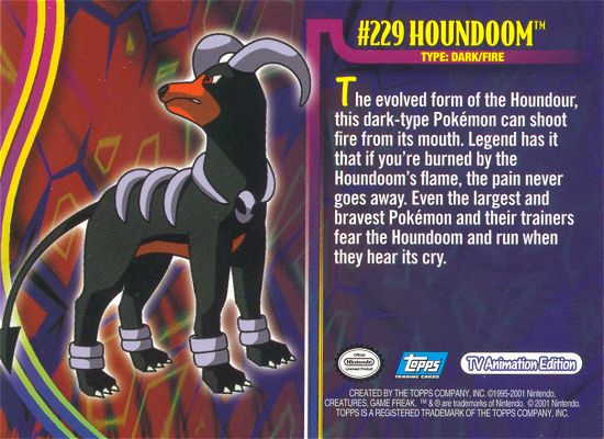 Houndoom Rückseite
