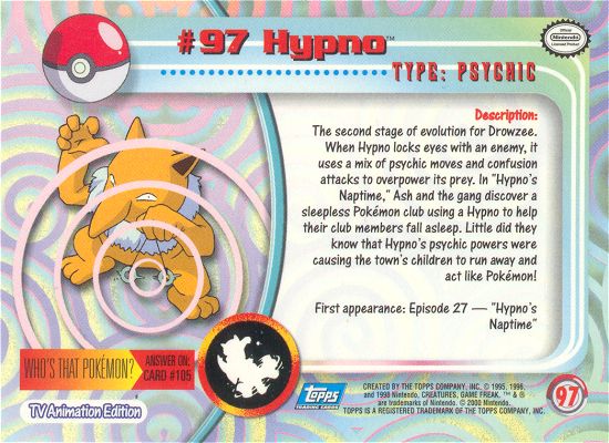 Hypno Rückseite