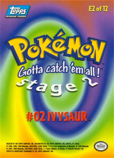 Ivysaur Rückseite
