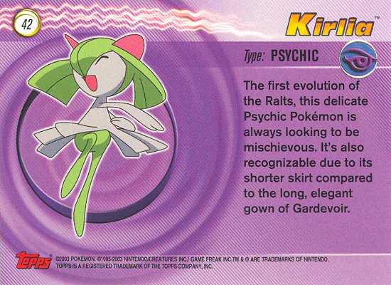 Kirlia Rückseite