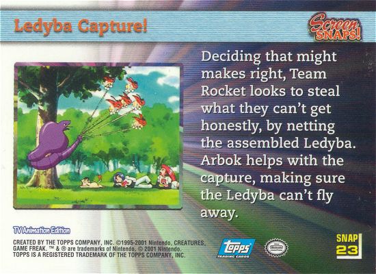 Ledyba Capture! Rückseite