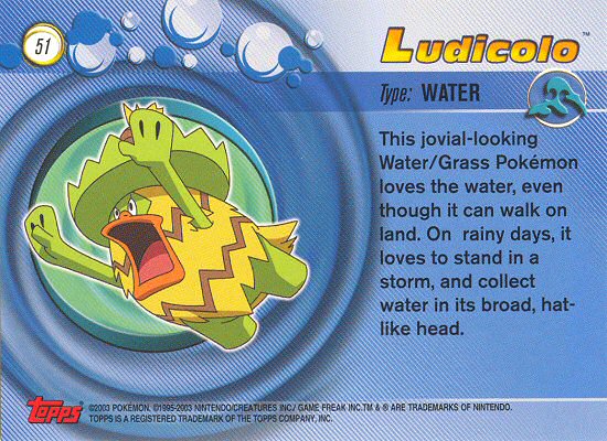 Ludicolo Rückseite