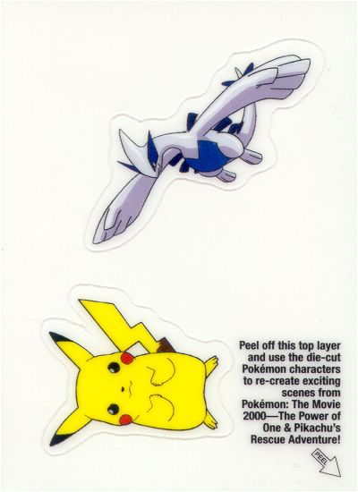 Lugia and Pikachu Rückseite