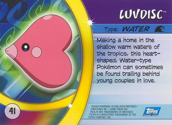 Luvdisc Rückseite
