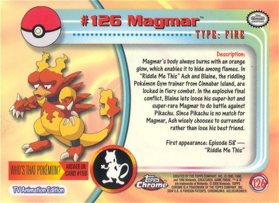 Magmar Rückseite