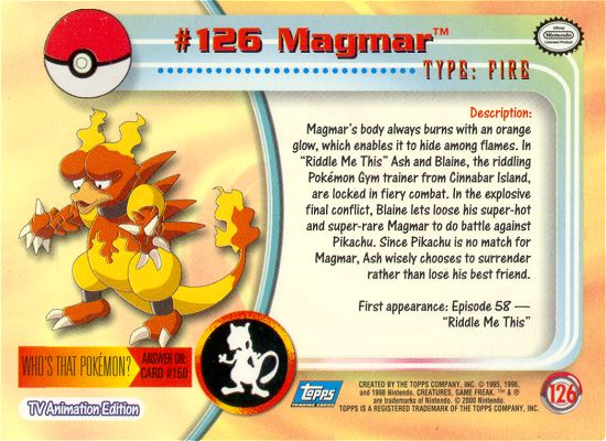 Magmar Rückseite