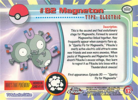 Magneton Rückseite