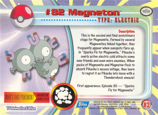 Magneton Rückseite