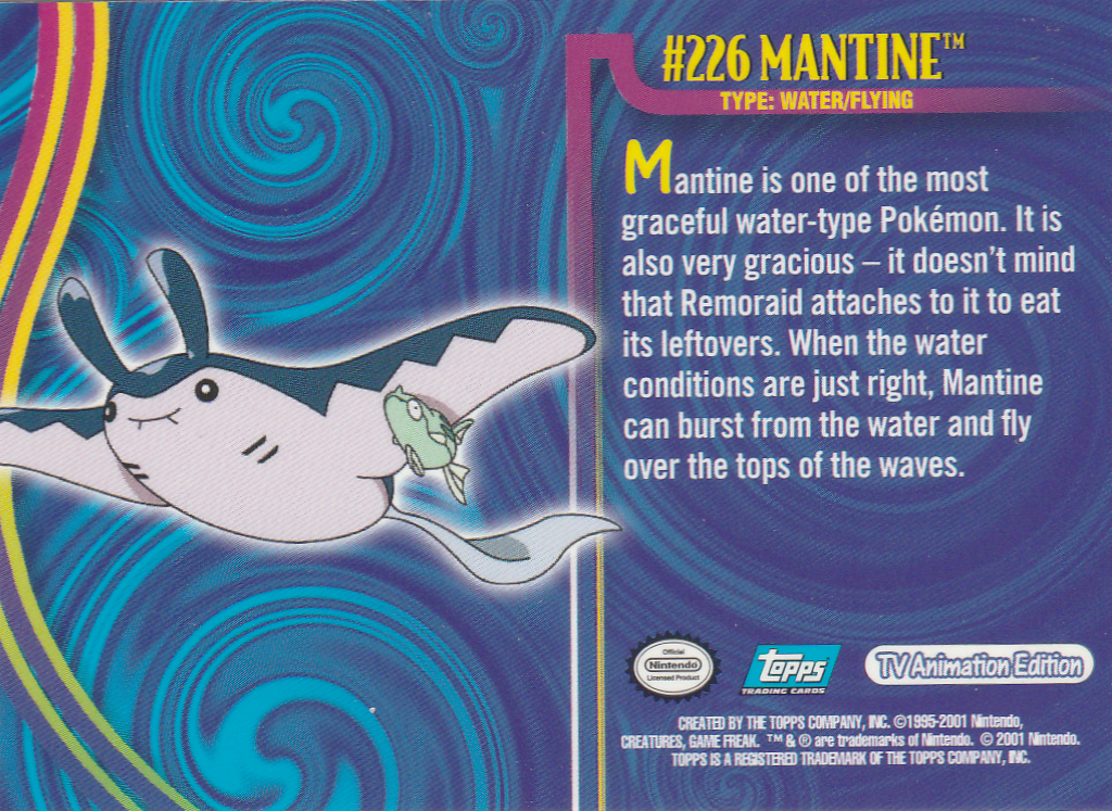 Mantine Rückseite