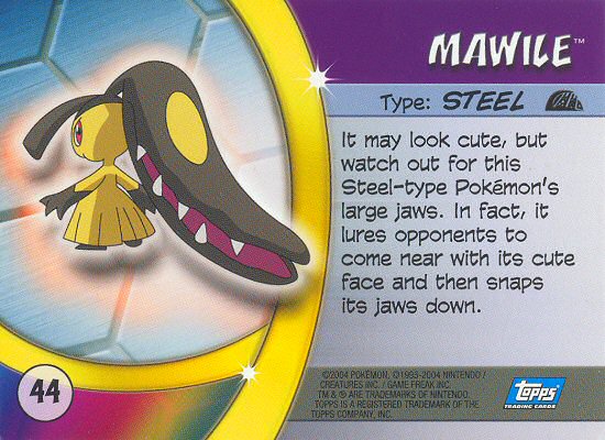 Mawile Rückseite