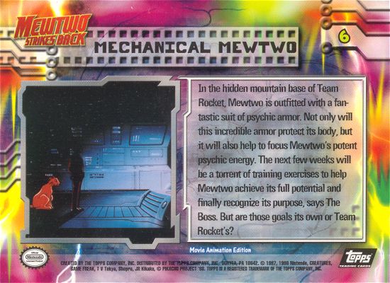 Mechanical Mewtwo Rückseite
