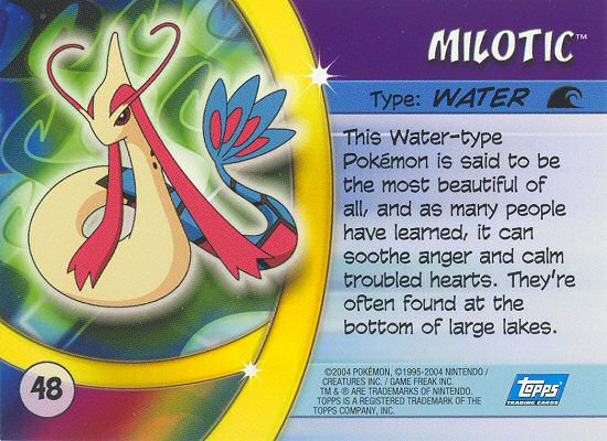 Milotic Rückseite