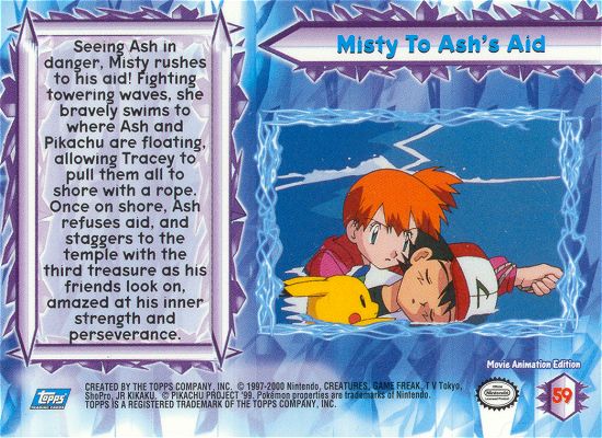 Misty To Ash's Aid Rückseite