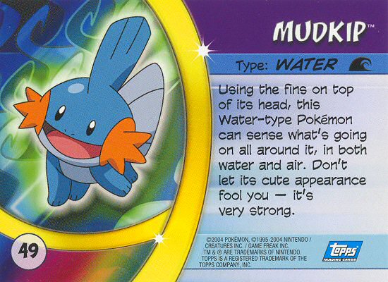 Mudkip Rückseite