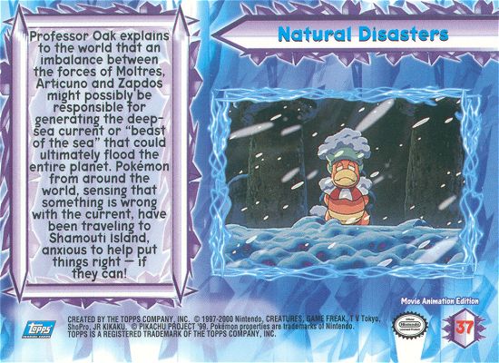 Natural Disasters Rückseite