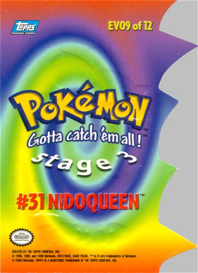 Nidoqueen Rückseite