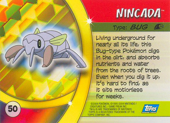 Nincada Rückseite