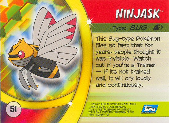 Ninjask Rückseite