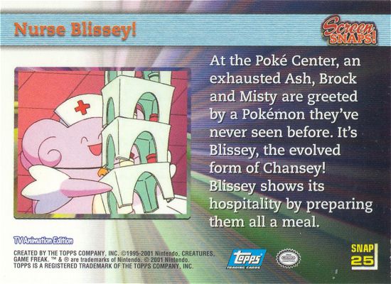 Nurse Blissey! Rückseite