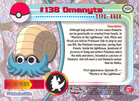 Omanyte Rückseite