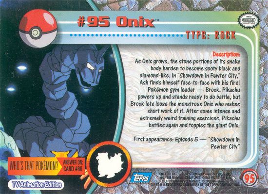 Onix Rückseite