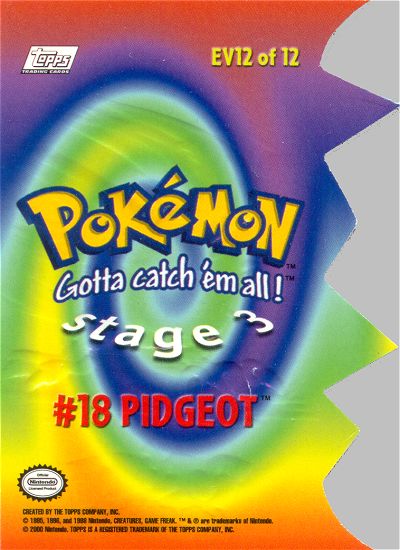 Pidgeot Rückseite