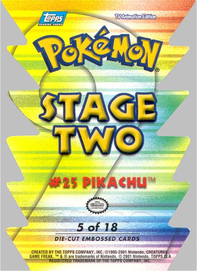 Pikachu Rückseite