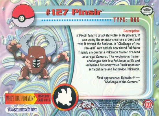 Pinsir Rückseite
