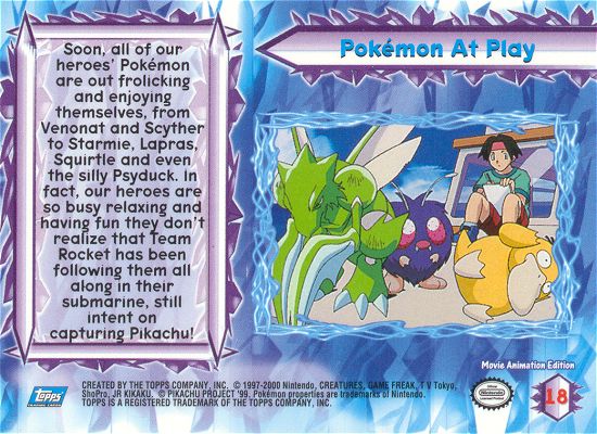 Pokemon At Play Rückseite