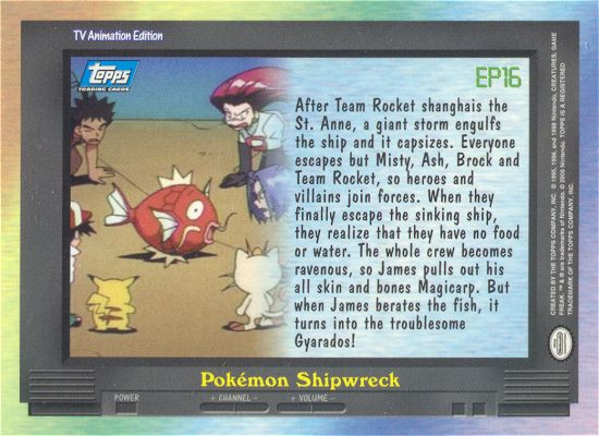 Pokemon Shipwreck Rückseite