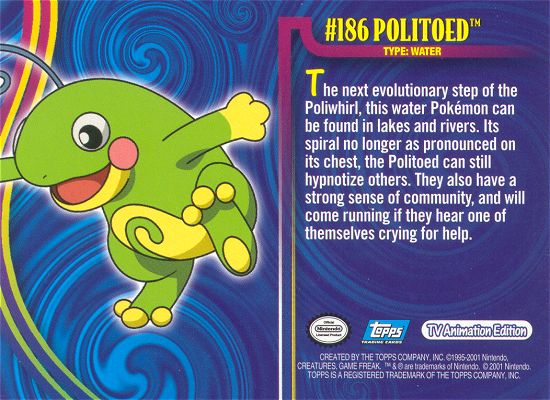 Politoed Rückseite