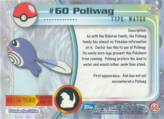 Poliwag Rückseite