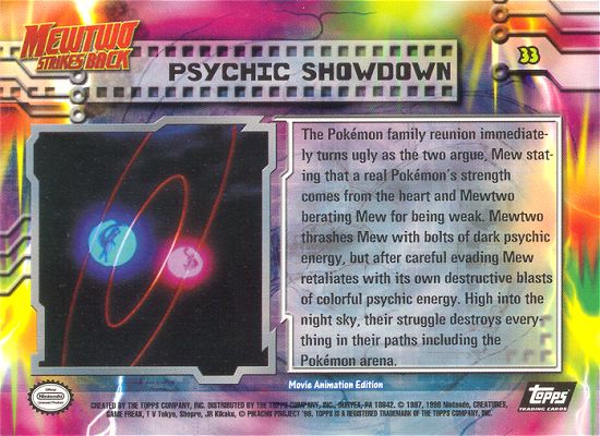 Psychic Showdown Rückseite