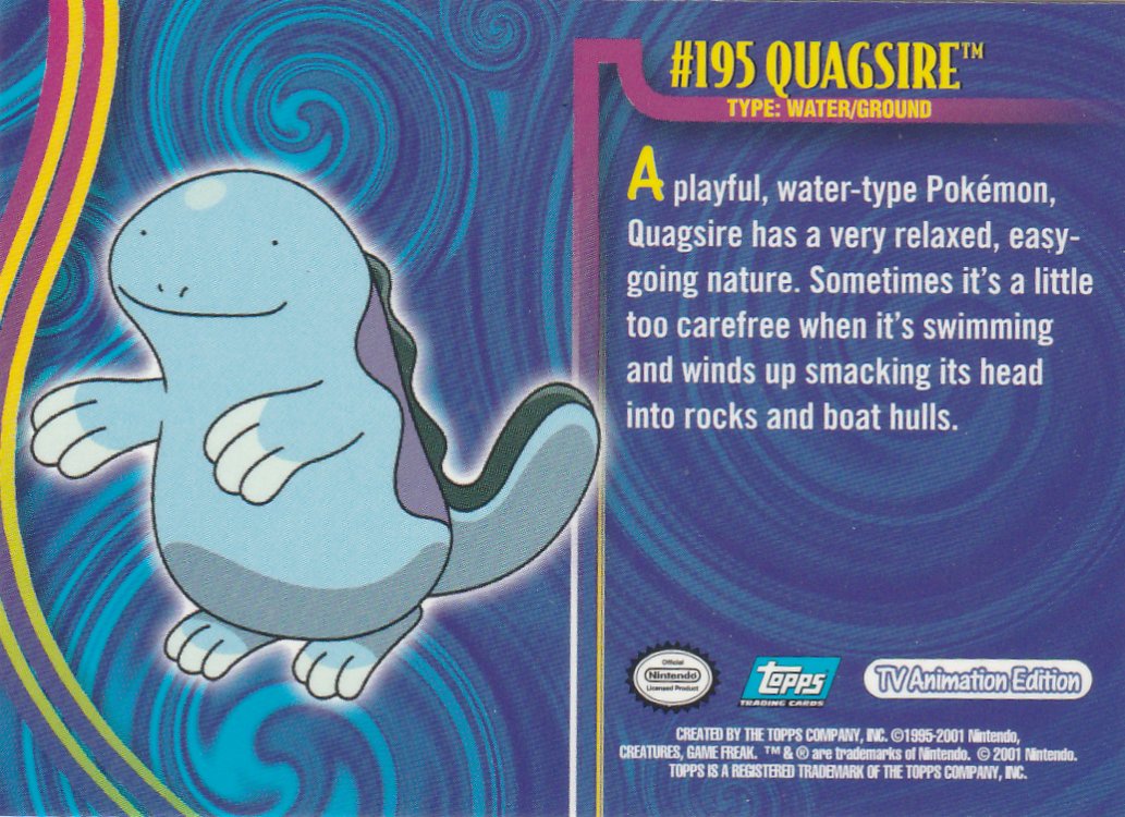 Quagsire Rückseite