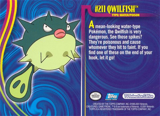 Qwilfish Rückseite