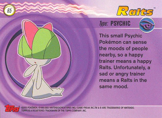 Ralts Rückseite