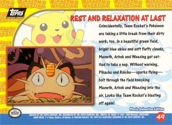 Rest and Relaxation at Last Rückseite
