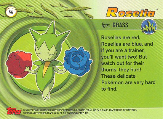 Roselia Rückseite