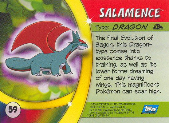 Salamence Rückseite