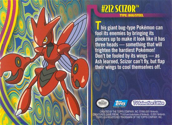 Scizor Rückseite