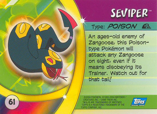 Seviper Rückseite