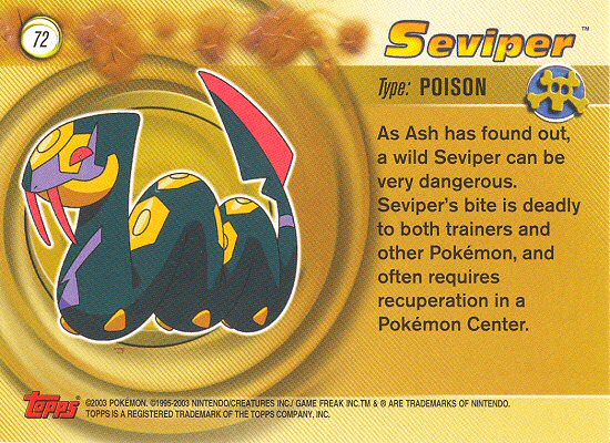 Seviper Rückseite