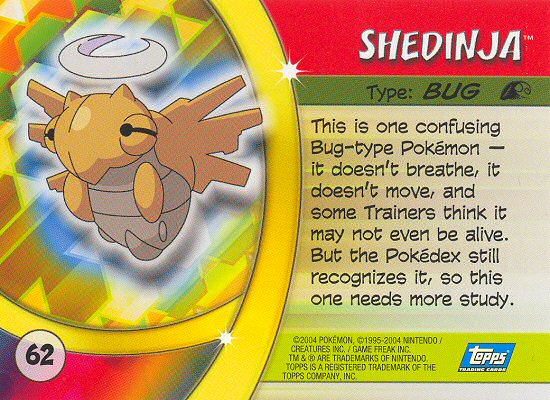 Shedinja Rückseite