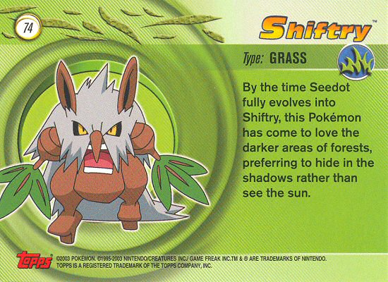 Shiftry Rückseite